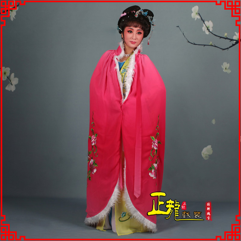 诏安小花旦绣花斗篷 花旦披风